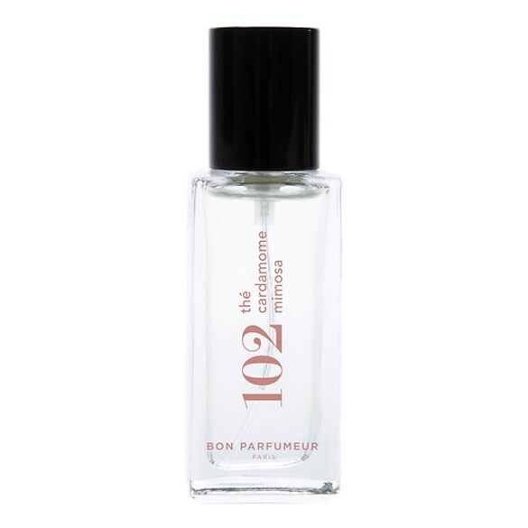Eau de Parfum 102 :  Tea, Cardamom, Cedar, Bon Parfumeur